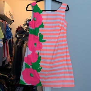 Fun neon Lilly Pulitzer shift dress